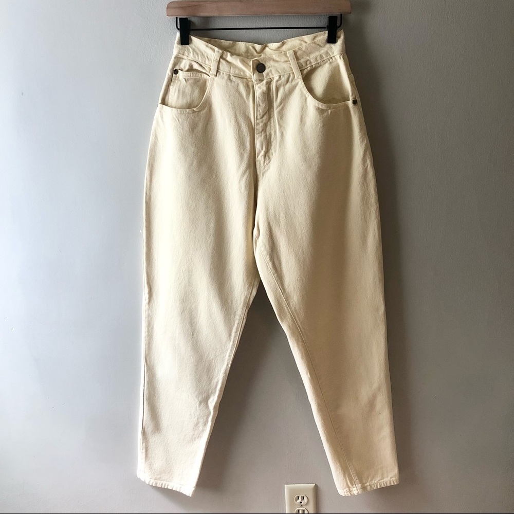 GITANO Pale Yellow High Waisted Jeans